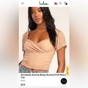 Lulu's top size XS (new with tags)